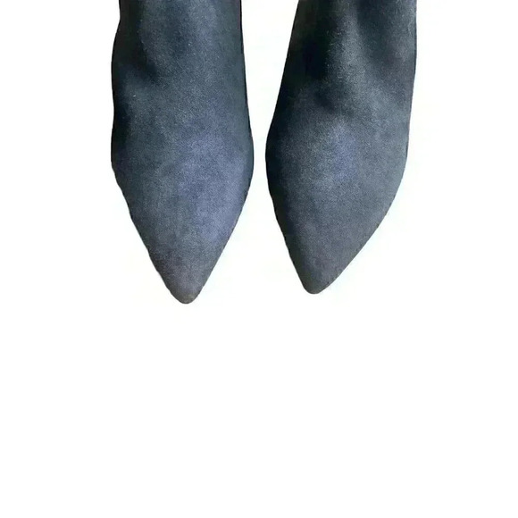 NEW L'Agence Jeanne Block Heel Charcoal Black Bootie Size 37/7 - Picture 12 of 12